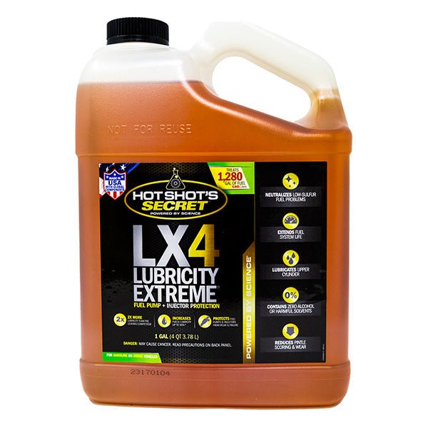 Hot Shot's Secret LX4 Lubricity Extreme Fuel Additive - Southern Diesel Supply