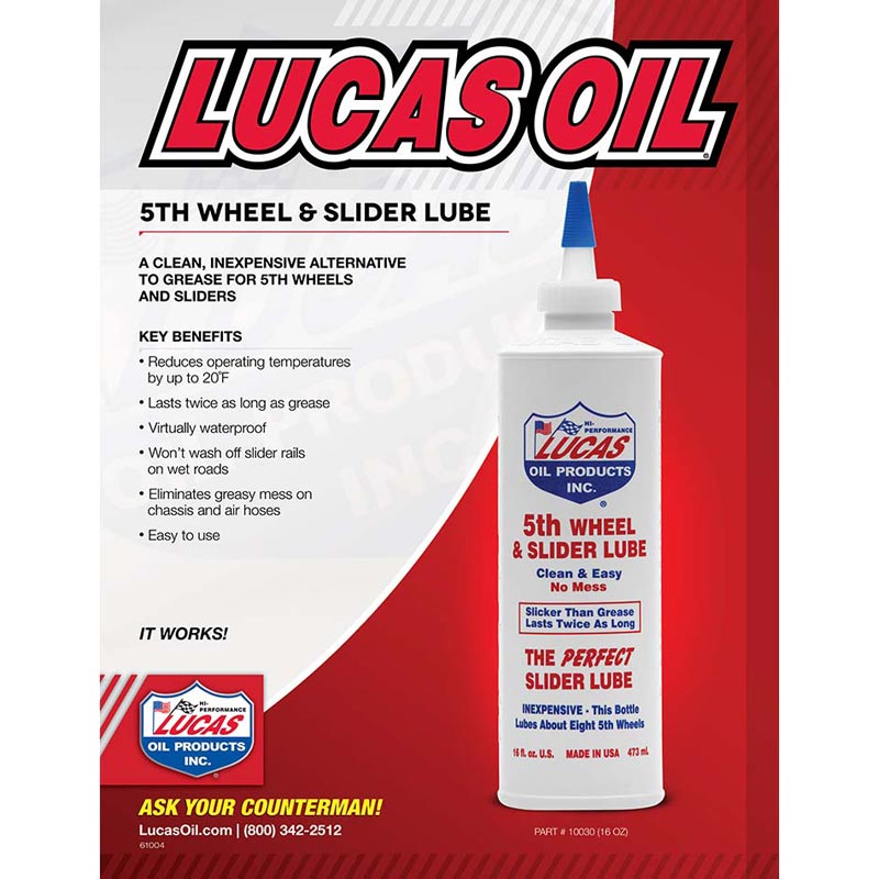 Lucas Oil 10030 5th Wheel & Slider Lube - Southern Diesel Supply