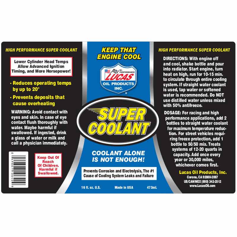 Lucas Oil 10640 Super Coolant - Southern Diesel Supply