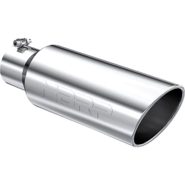 MBRP Rolled Angle Cut Exhaust Tip (4" Inlet, 6" Outlet) - Southern Diesel Supply