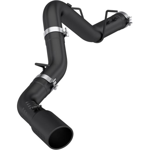MBRP S6059BLK 4" Armor BLK Filter - Back Exhaust System (2020 - 2025 Duramax, Double & Crew Cab) - Southern Diesel Supply
