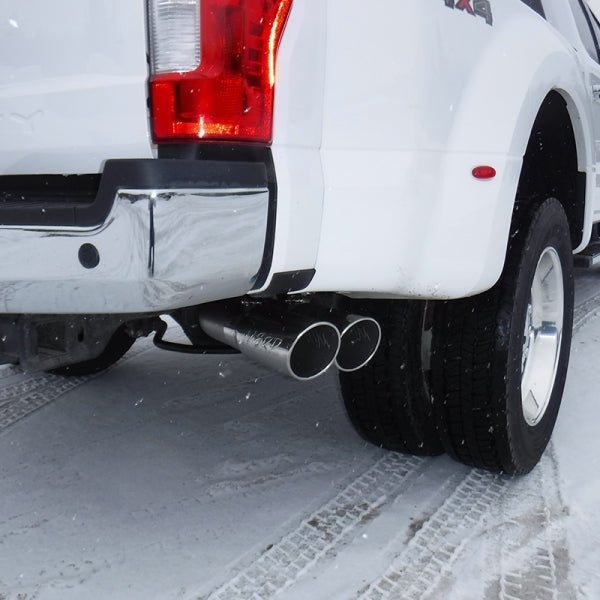 MBRP S6290AL Armor Lite 4" Filter - Back Dual Exit Exhaust System (2017 - 2024 Power Stroke) - Southern Diesel Supply