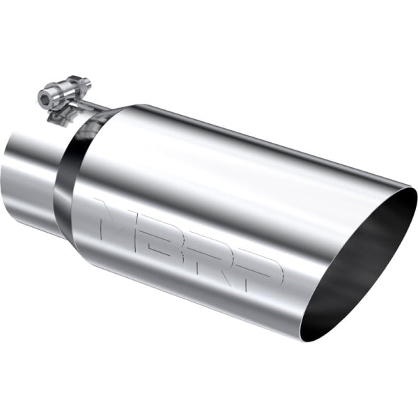 MBRP T5052 Single Wall Angle Cut Exhaust Tip (4" Inlet, 5" Outlet) - Southern Diesel Supply