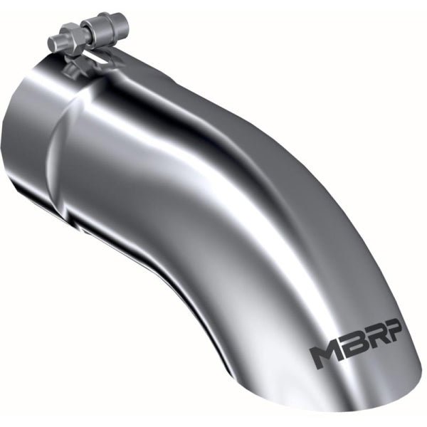 MBRP T5081 Single Wall Turndown Exhaust Tip (4" Inlet, 4" Outlet) - Southern Diesel Supply