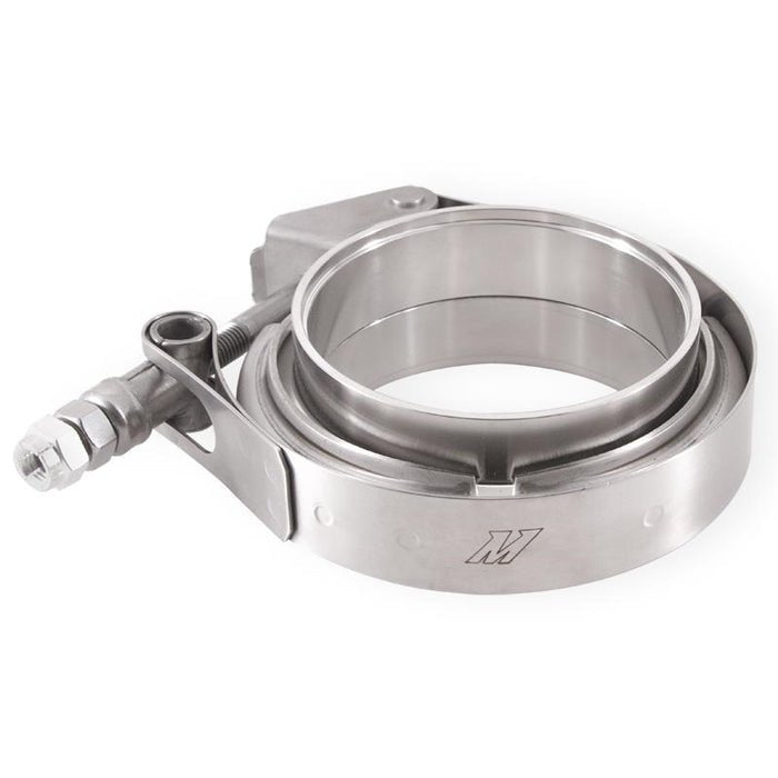 Mishimoto MMCLAMP - VA Aluminum V - Band Clamp With Flange - Southern Diesel Supply