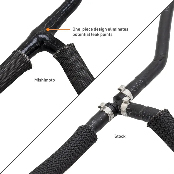Mishimoto MMHOSE - F2D - 15OV Silicone Coolant Overflow Hose (2015 - 2016 Power Stroke) - Southern Diesel Supply