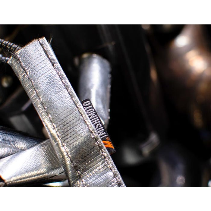 Mishimoto MMHP - HSS - 136SL Silver Heat Shielding Sleeve - Southern Diesel Supply