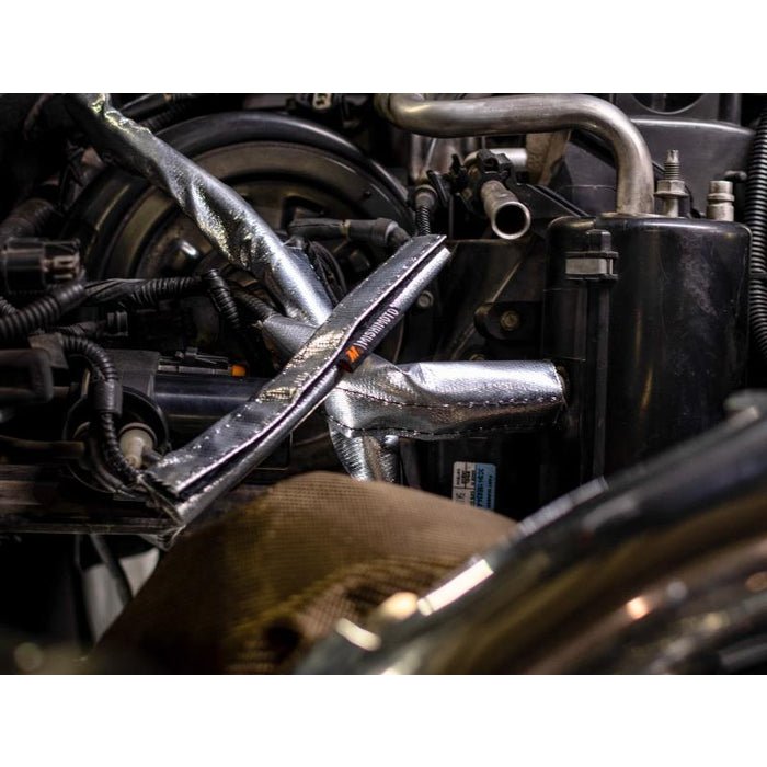 Mishimoto MMHP - HSS - 136SL Silver Heat Shielding Sleeve - Southern Diesel Supply