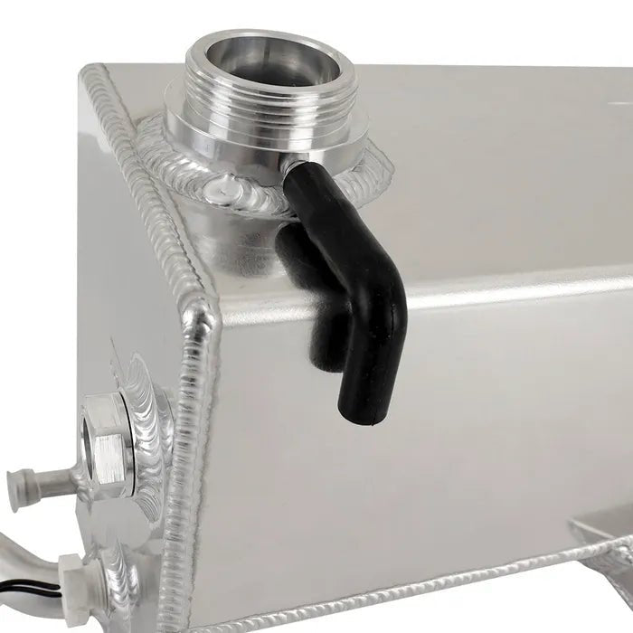 Mishimoto MMRT - DMAX - 01 Wrinkle Black Aluminum Degas Tank (2001 - 2007 Duramax) - Southern Diesel Supply