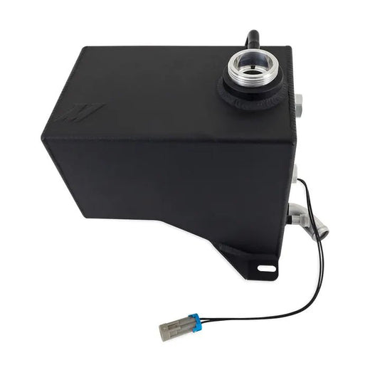 Mishimoto MMRT-DMAX-01 Wrinkle Black Aluminum Degas Tank (2001-2007 6.6L Duramax)