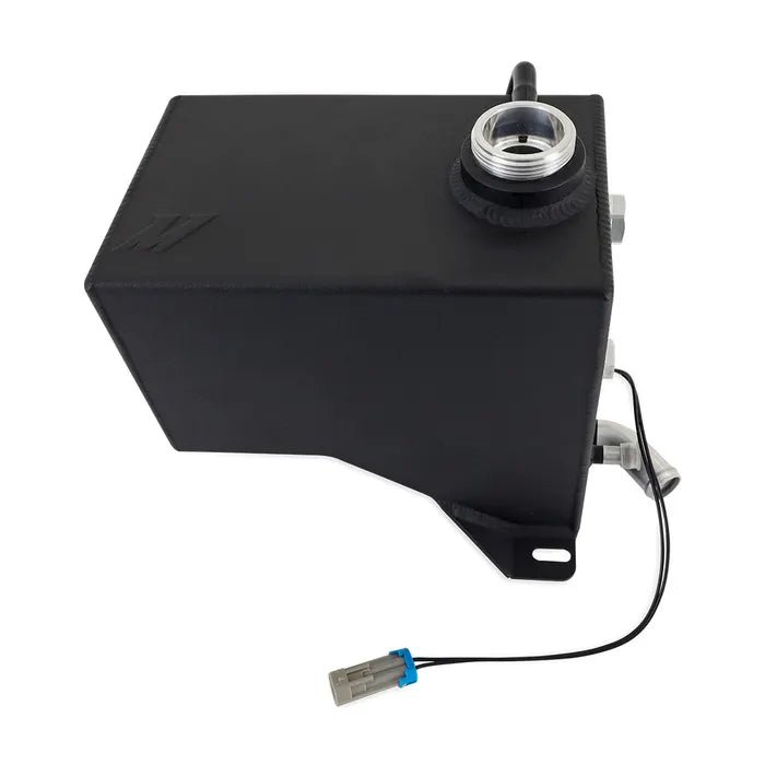 Mishimoto MMRT - DMAX - 01 Wrinkle Black Aluminum Degas Tank (2001 - 2007 Duramax) - Southern Diesel Supply