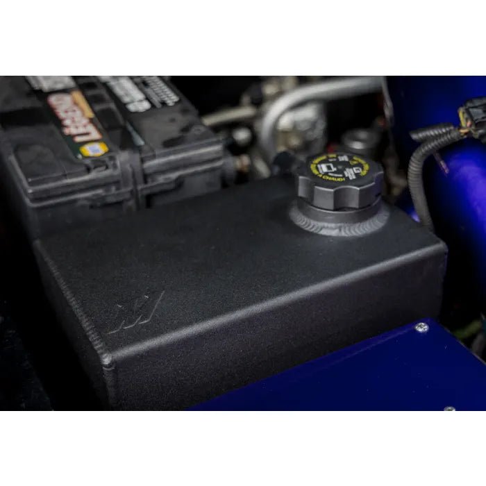 Mishimoto MMRT - DMAX - 01 Wrinkle Black Aluminum Degas Tank (2001 - 2007 Duramax) - Southern Diesel Supply