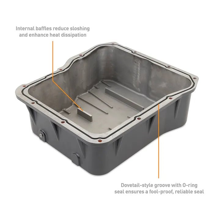 Mishimoto MMTP - DMAX - 01 Transmission Pan (2001 - 2019 Duramax) - Southern Diesel Supply