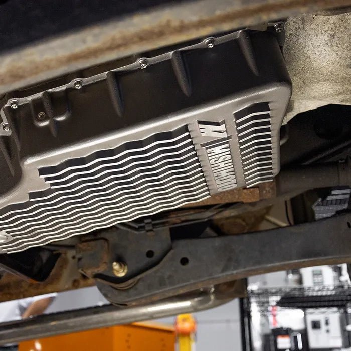 Mishimoto MMTP - F2D - 11 6R140 Cast Aluminum Transmission Pan (2011 - 2019 Power Stroke) - Southern Diesel Supply