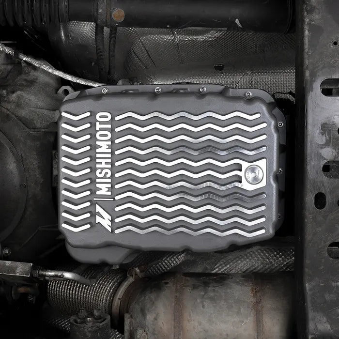 Mishimoto MMTP - RAM - 07 68RFE Cast Aluminum Transmission Pan (2007.5 - 2024 Cummins) - Southern Diesel Supply