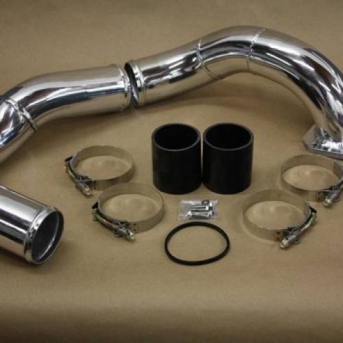No Limit Fabrication 6.4 Coldside Kit 2008 - 2010 Ford Super Black Aluminum No Limit - Southern Diesel Supply