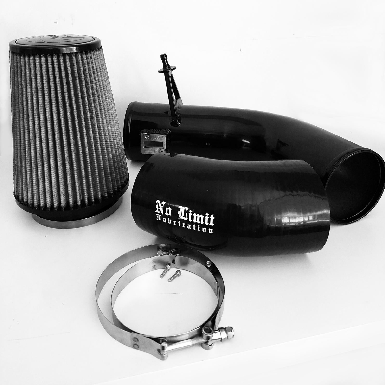 No Limit Fabrication 6.7 Cold Air Intake Black Dry Filter 2017 - Present No Limit Fabrication - Southern Diesel Supply