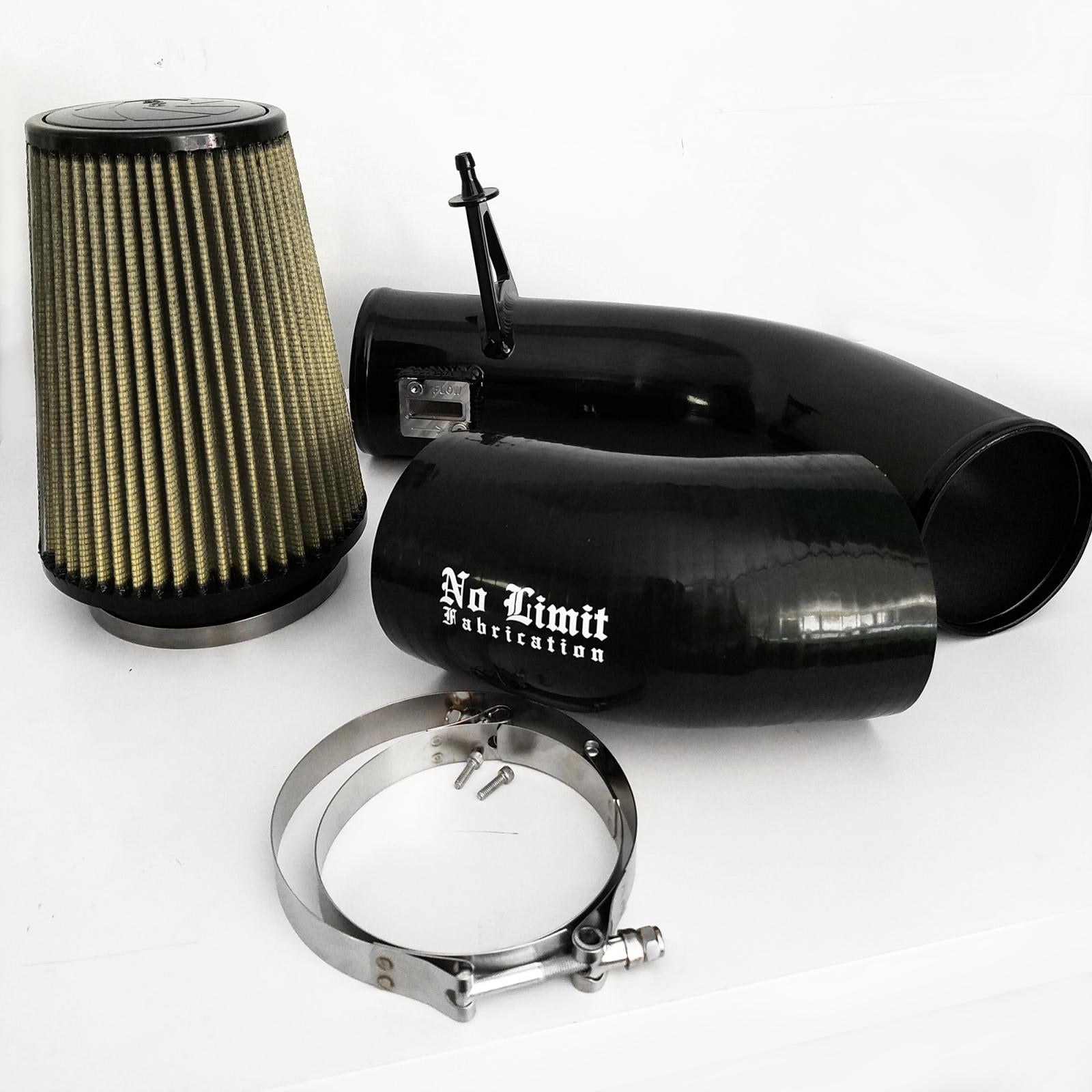 No Limit Fabrication 6.7 Cold Air Intake Black PG7 Filter 2017 - Present No Limit Fabrication - Southern Diesel Supply