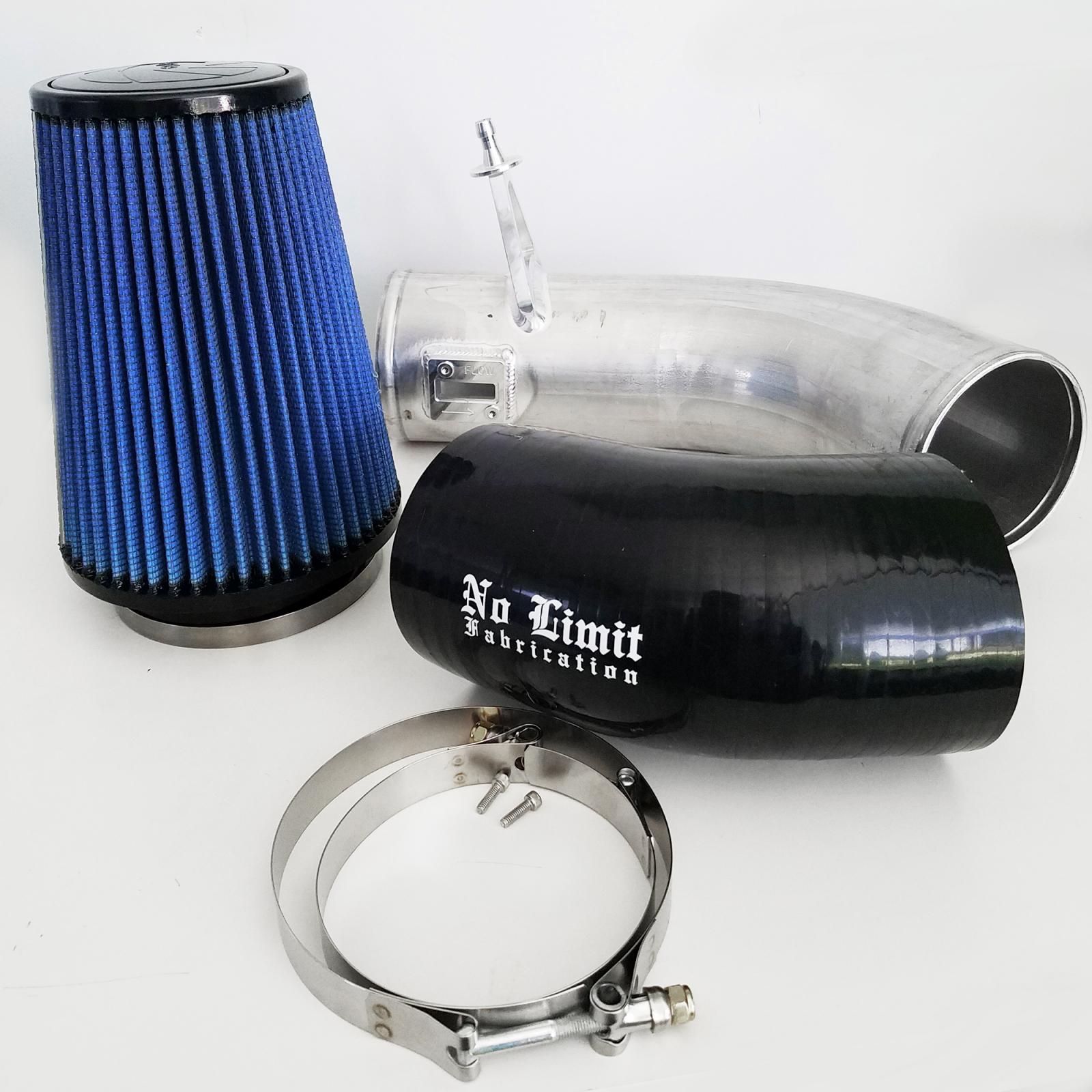 No Limit Fabrication 6.7 Cold Air Intake Raw Oiled Filter 2017 - Present No Limit Fabrication - Southern Diesel Supply