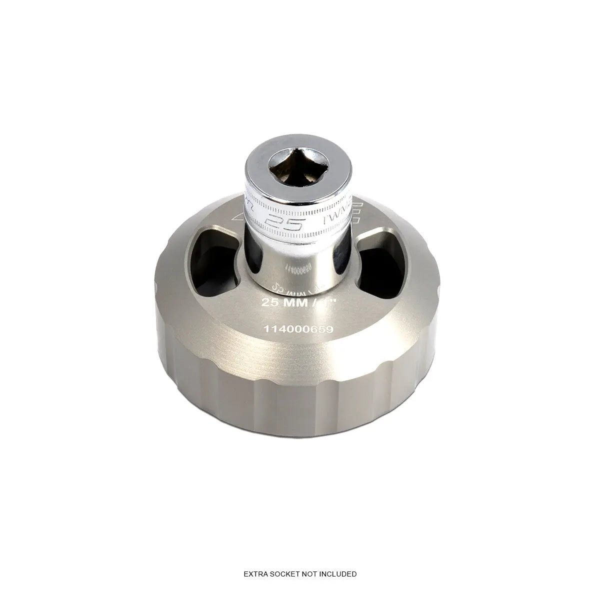 PPE 114000659 76mm Billet Aluminum Engine Oil Filter Socket (2021 - 2026 3.0L Duramax) - Southern Diesel Supply