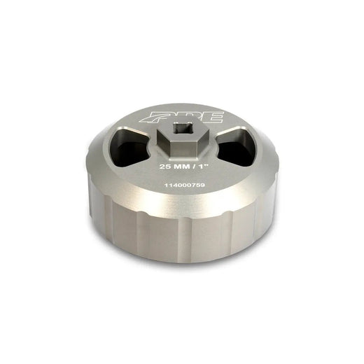 PPE 114000759 93mm Billet Aluminum Engine Oil Filter Socket (2011-2026 6.7L Power Stroke, 2020-2025 6.6L Duramax)