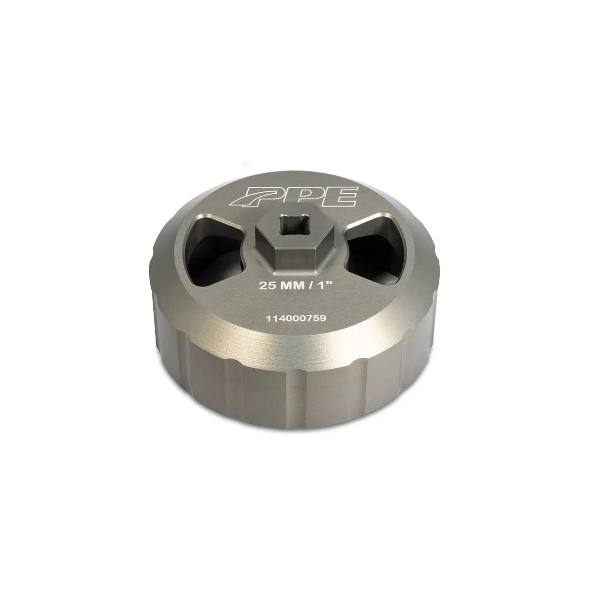 PPE 114000759 93mm Billet Aluminum Engine Oil Filter Socket (2011 - 2026 6.7L Power Stroke, 2020 - 2025 6.6L Duramax) - Southern Diesel Supply