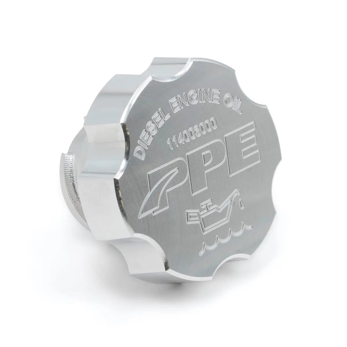 PPE 114003000 Billet Aluminum Engine Oil Filler Cap (2001 - 2016 Duramax) - Southern Diesel Supply