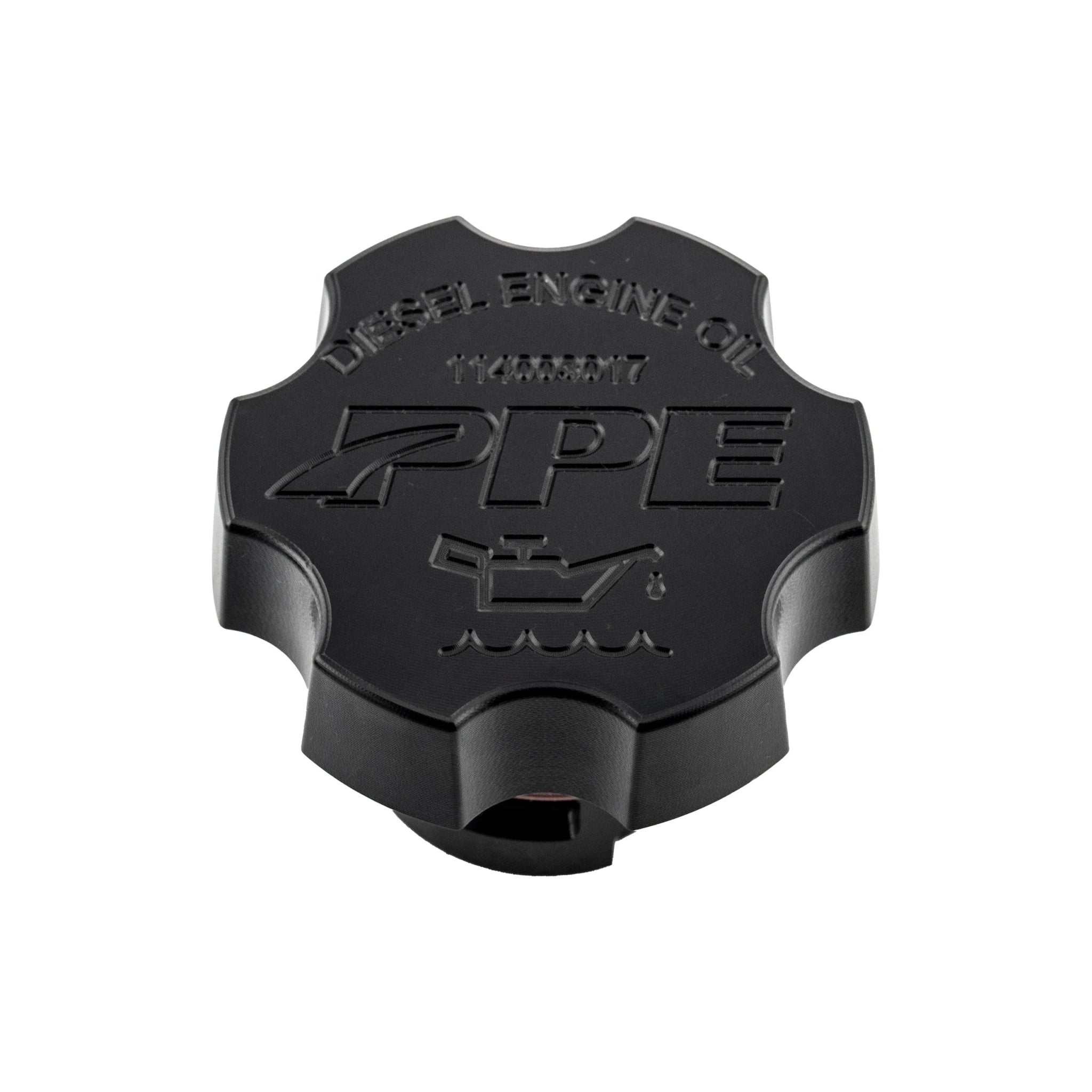 PPE 114003017 Billet Aluminum Engine Oil Filler Cap (2020 - 2026 3.0L Duramax) - Southern Diesel Supply