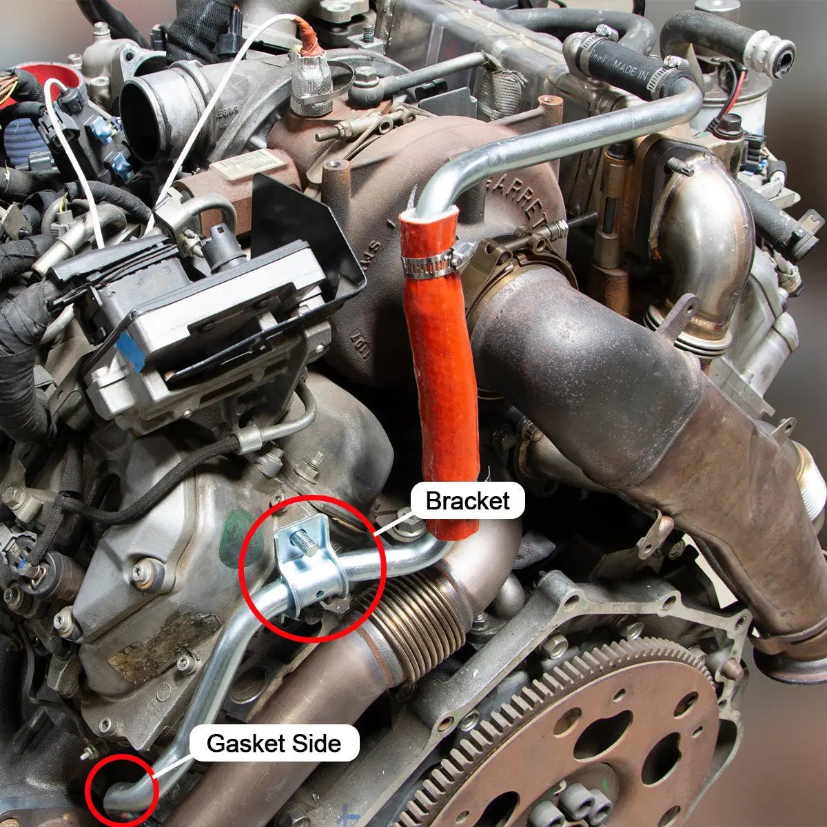 PPE 116111810 Modified Coolant Tube (2007.5 - 2010 Duramax) - Southern Diesel Supply