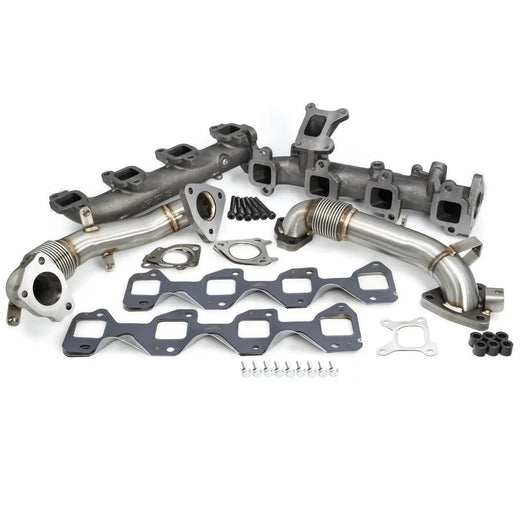 PPE 116112500 High-Flow Exhaust Manifolds With Up-Pipes (2017-2026 Duramax)