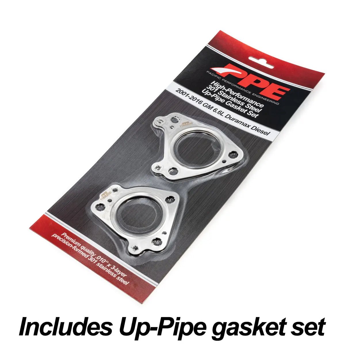 PPE 116122000 OEM Length Replacement High Flow Up-Pipe Kit (2017-2026 6.6L Duramax) - Southern Diesel Supply