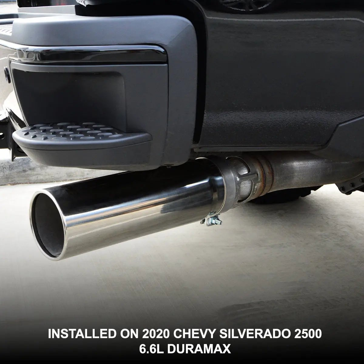 PPE 117021500 304 Stainless Steel Exhaust Tip (2015 - 2026 Duramax) - Southern Diesel Supply