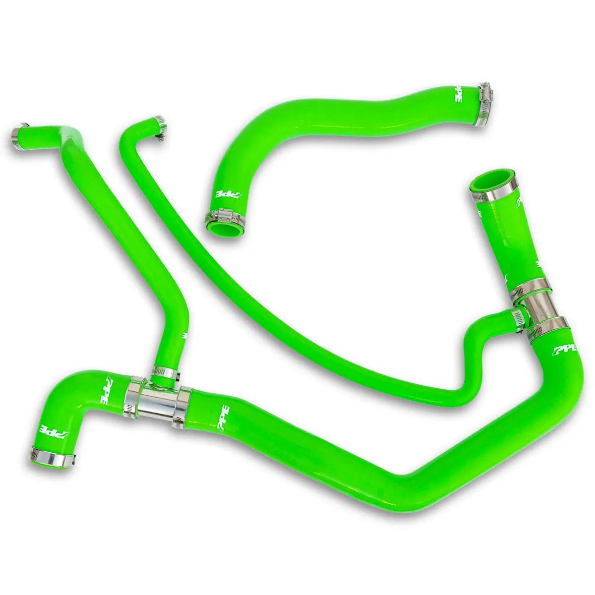 PPE 119020100 Silicone Upper & Lower Radiator Hose Kit (2001 - 2005 Duramax) - Southern Diesel Supply