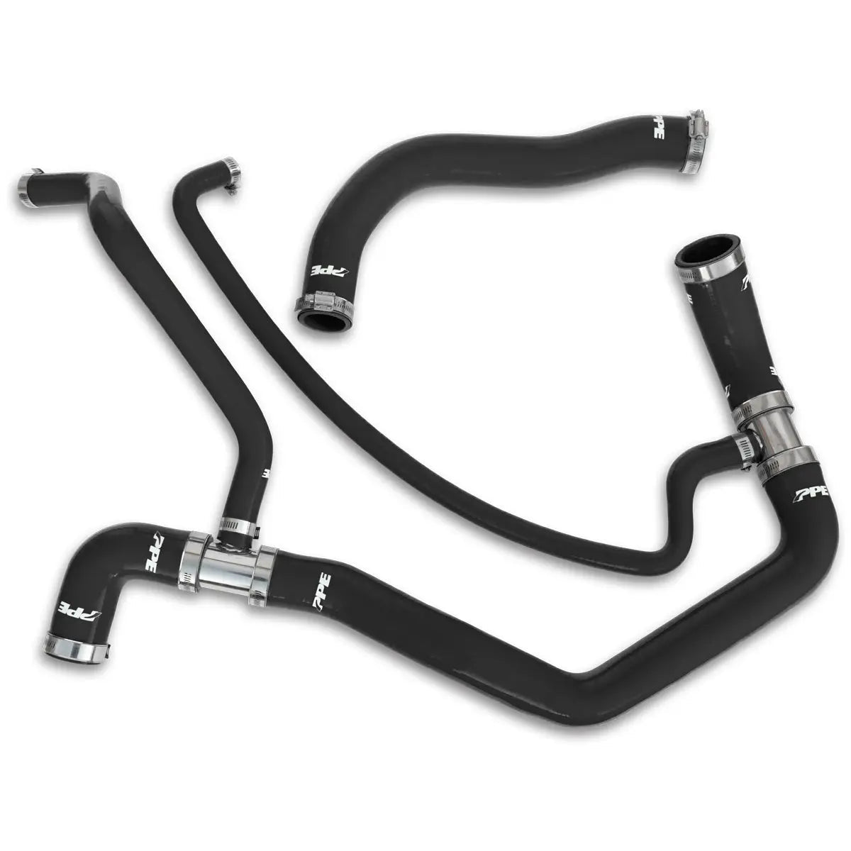 PPE 119020100 Silicone Upper & Lower Radiator Hose Kit (2001 - 2005 Duramax) - Southern Diesel Supply