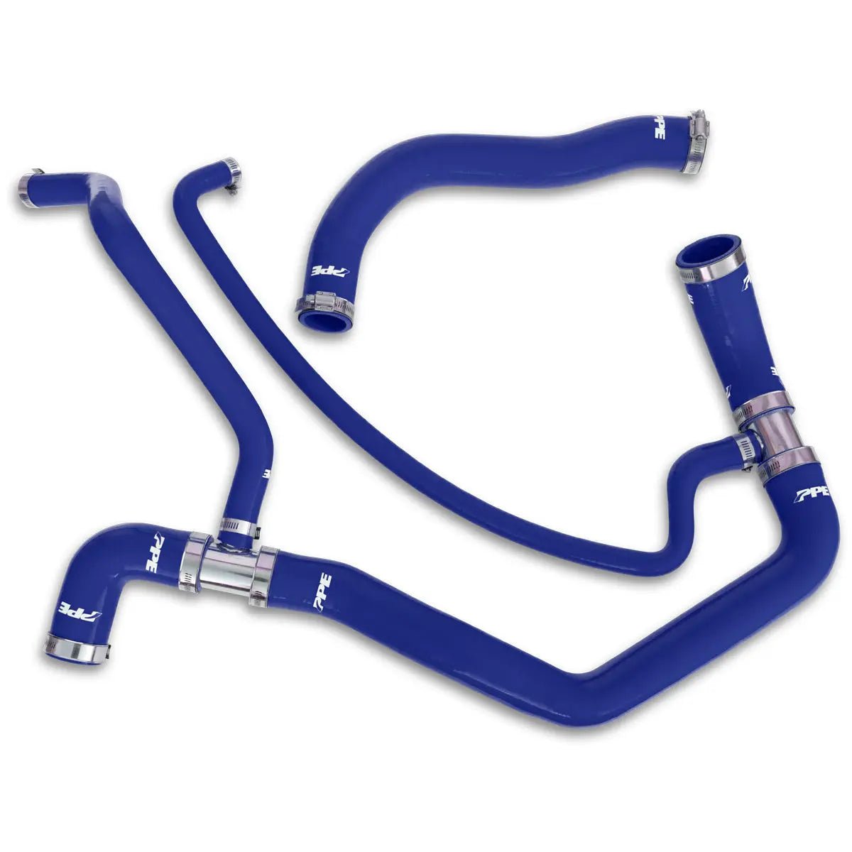 PPE 119020100 Silicone Upper & Lower Radiator Hose Kit (2001 - 2005 Duramax) - Southern Diesel Supply