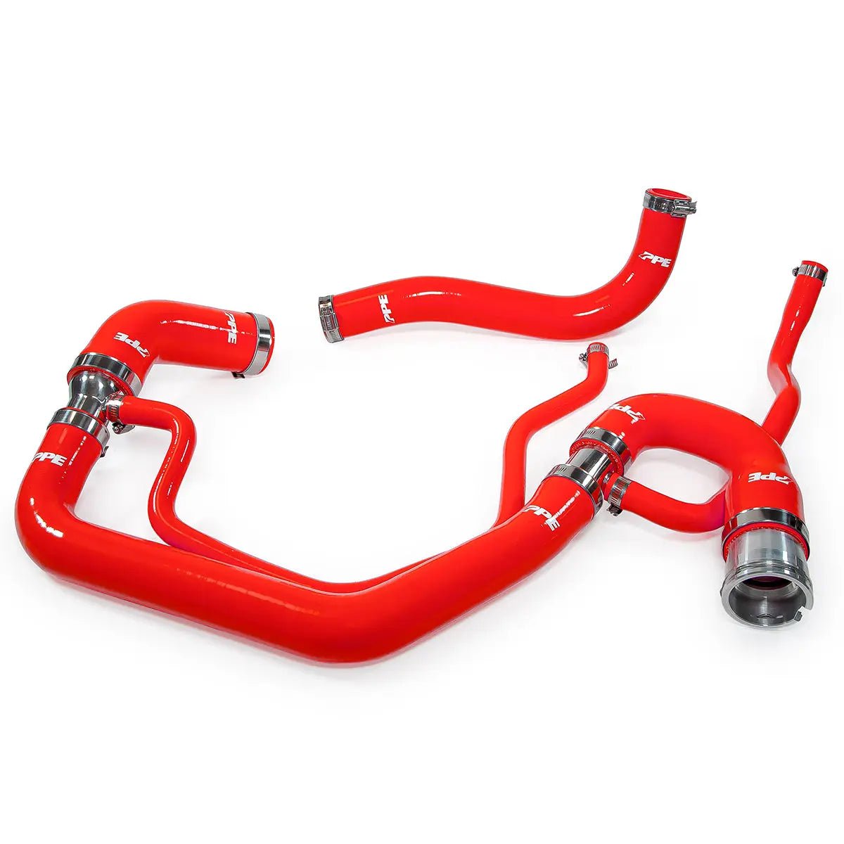 PPE 119020200 Silicone Upper & Lower Radiator Hose Kit (2006 - 2010 Duramax) - Southern Diesel Supply