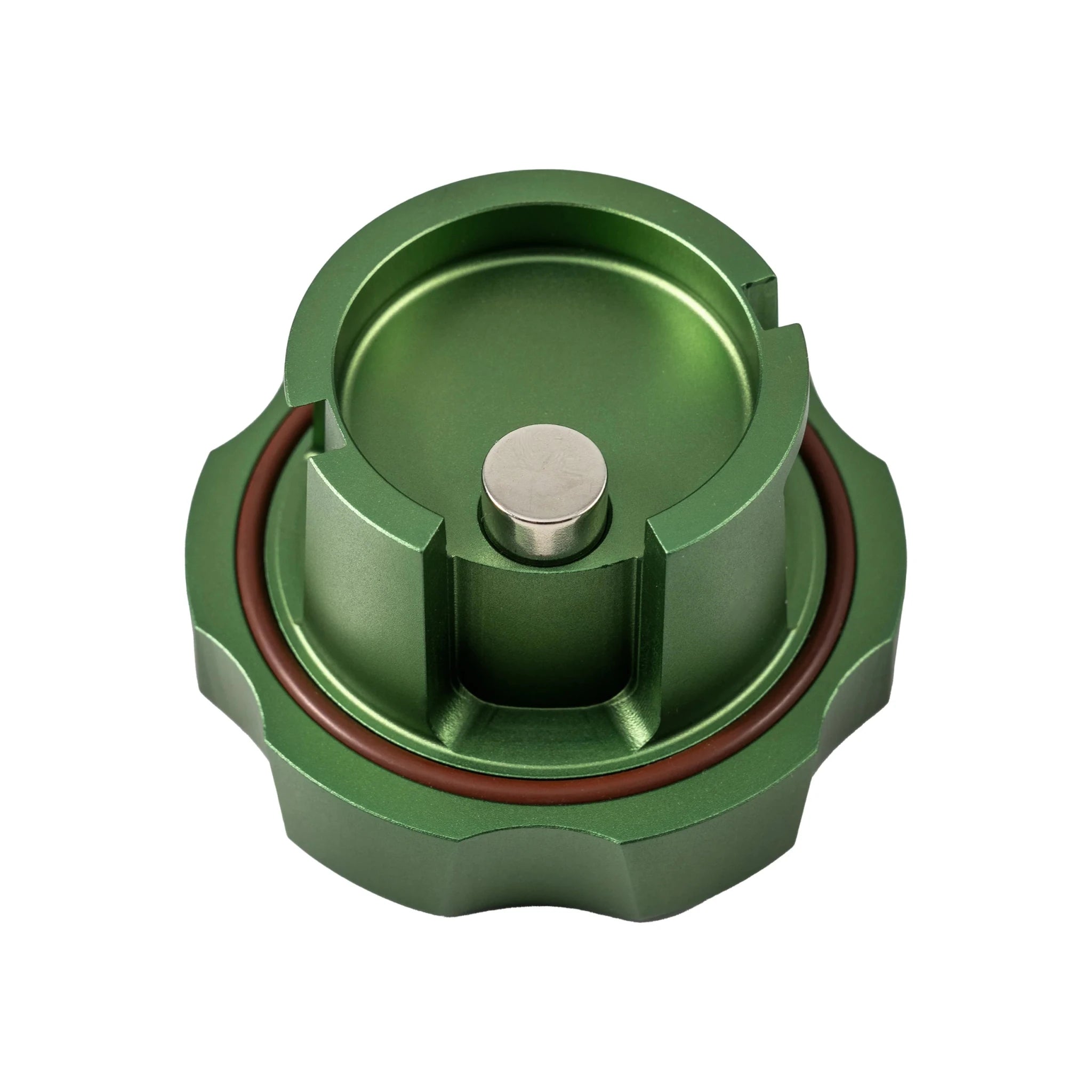 PPE 273003000 Billet Fuel Cap with Built - In Magnet (Anodized Green) (2019 - 2025 6.7L, 2019 - 2023 3.0L Cummins) - Southern Diesel Supply