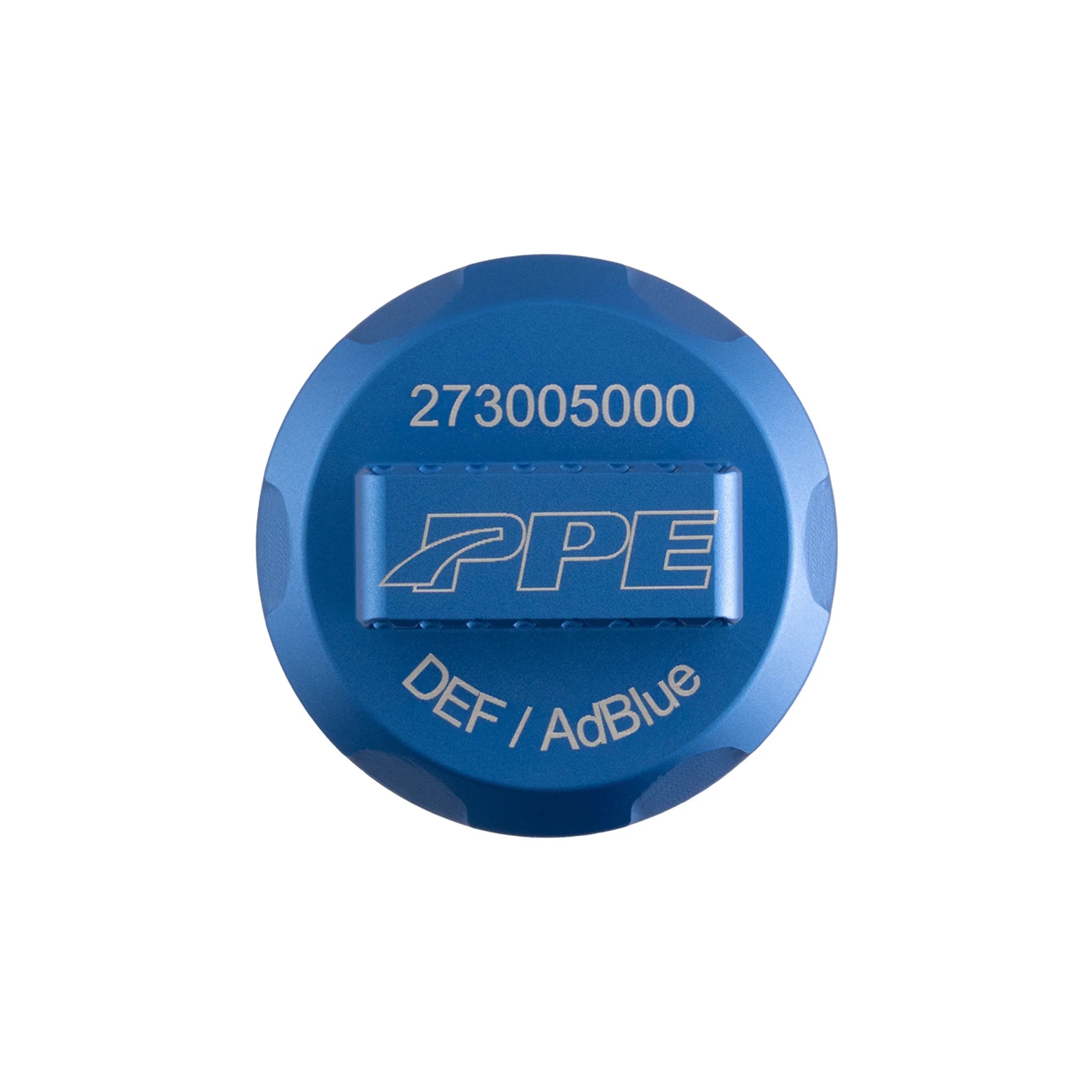 PPE 273005000 Billet Diesel Exhaust Fluid (DEF) Cap (Anodized Blue) (2007.5 - 2026 6.7L, 2014 - 2023 3.0L Cummins) - Southern Diesel Supply