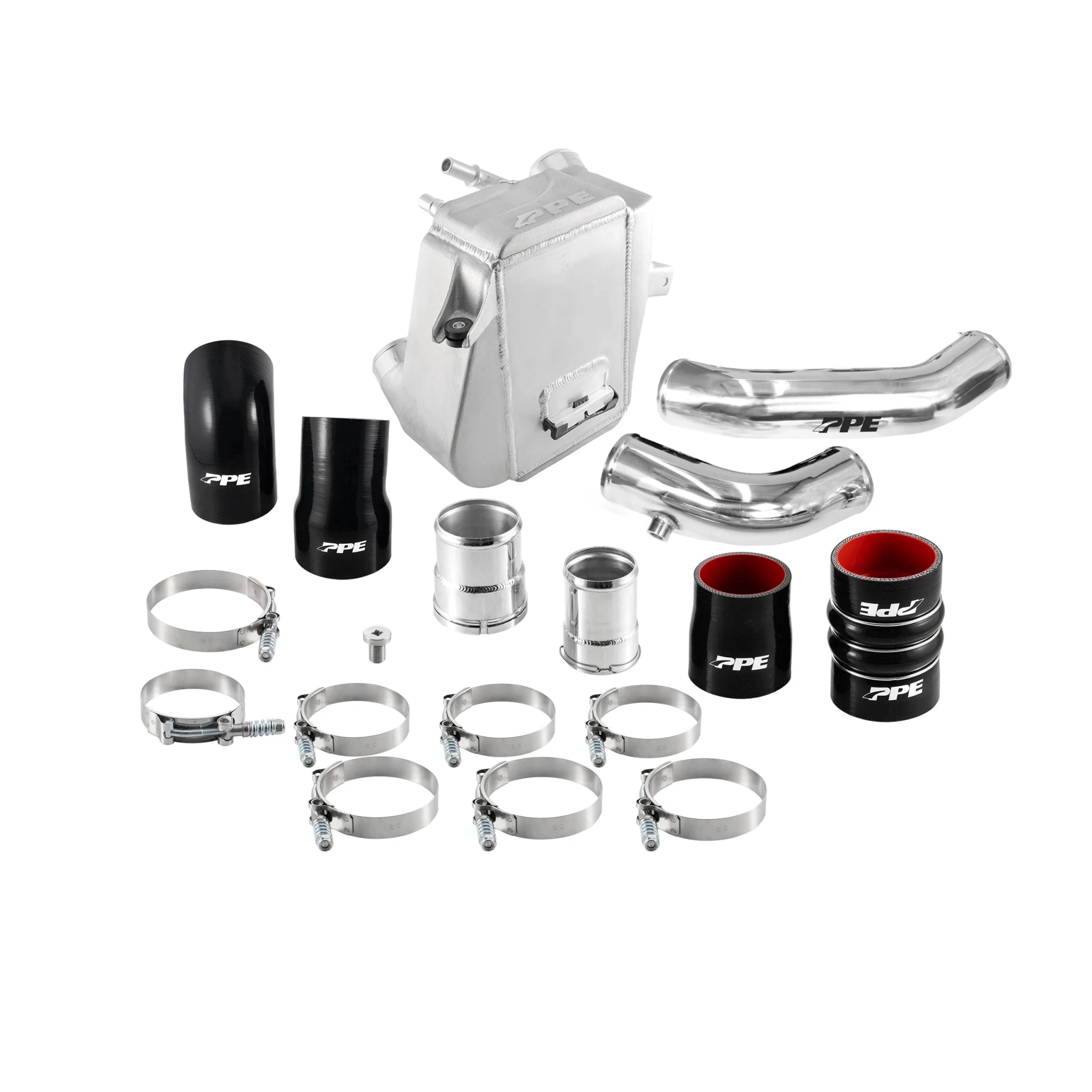 PPE Air - To - Water Intercooler Kit With Polished Pipes (2011 - 2026 Power Stroke) - Southern Diesel Supply