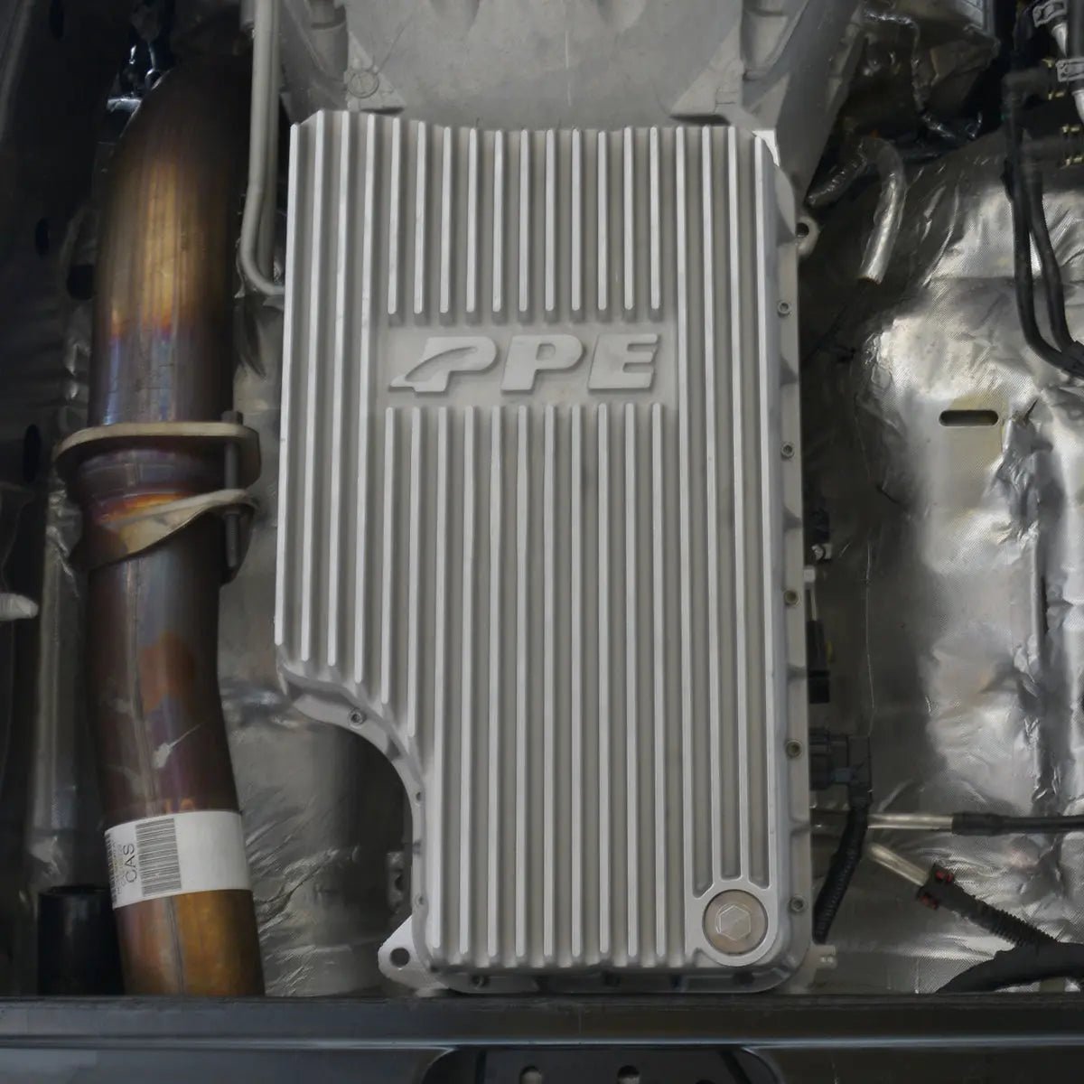 PPE Heavy-Duty Cast Aluminum 6R140 Deep Transmission Pan (2011-2019 6.7L Power Stroke) - Southern Diesel Supply