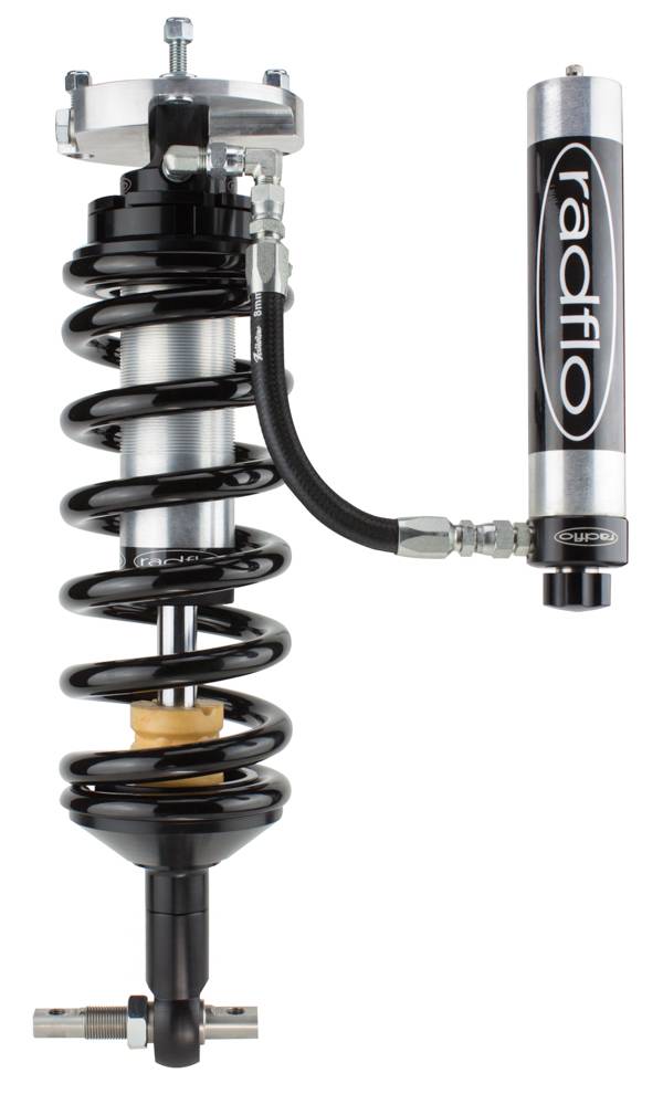 Radflo 2.5 Inch Front Coil - Over Shocks for 2009 - 2013 Ford F150 4WD OE Replacement W/Remote Reservoir Radflo - Southern Diesel Supply