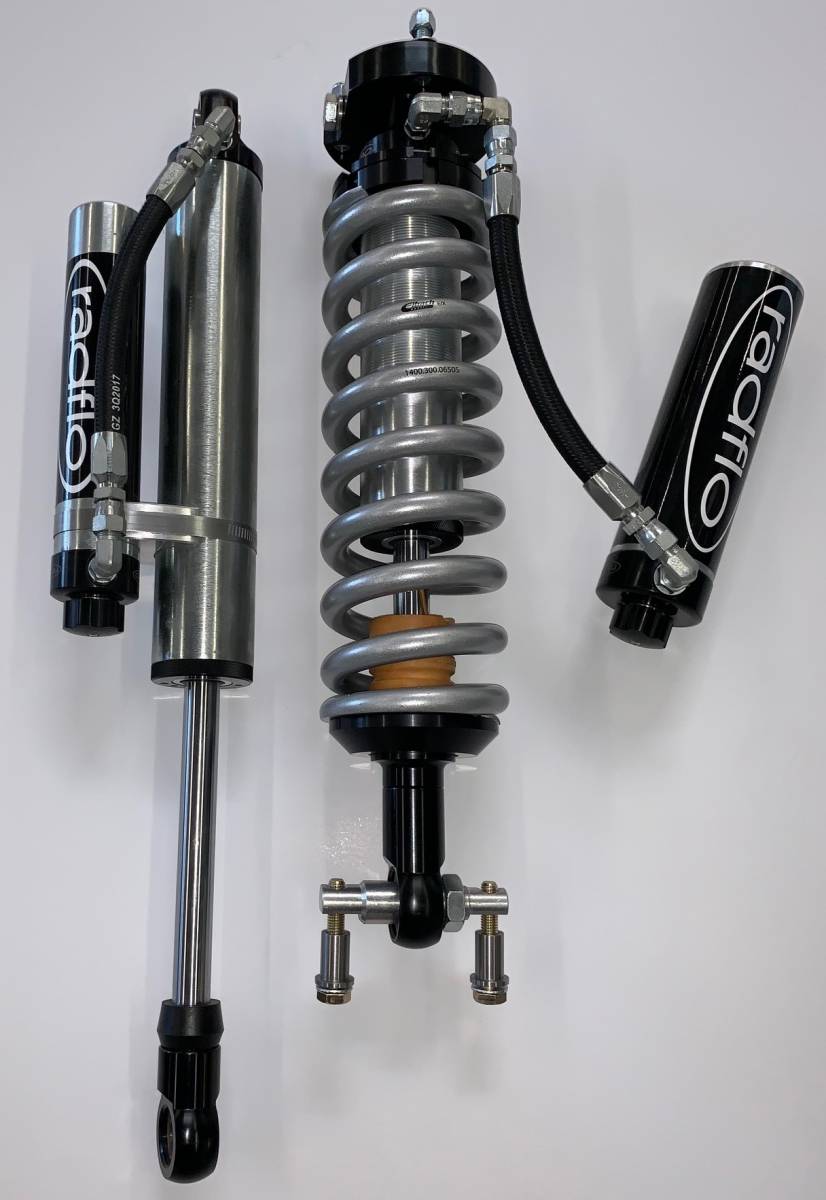 Radflo OE Replacement 2.5 Inch Front Coil - Over Kit 19 and Up Ranger 3 Inch Lift W/Remote Reservoir Extended Radflo - Southern Diesel Supply