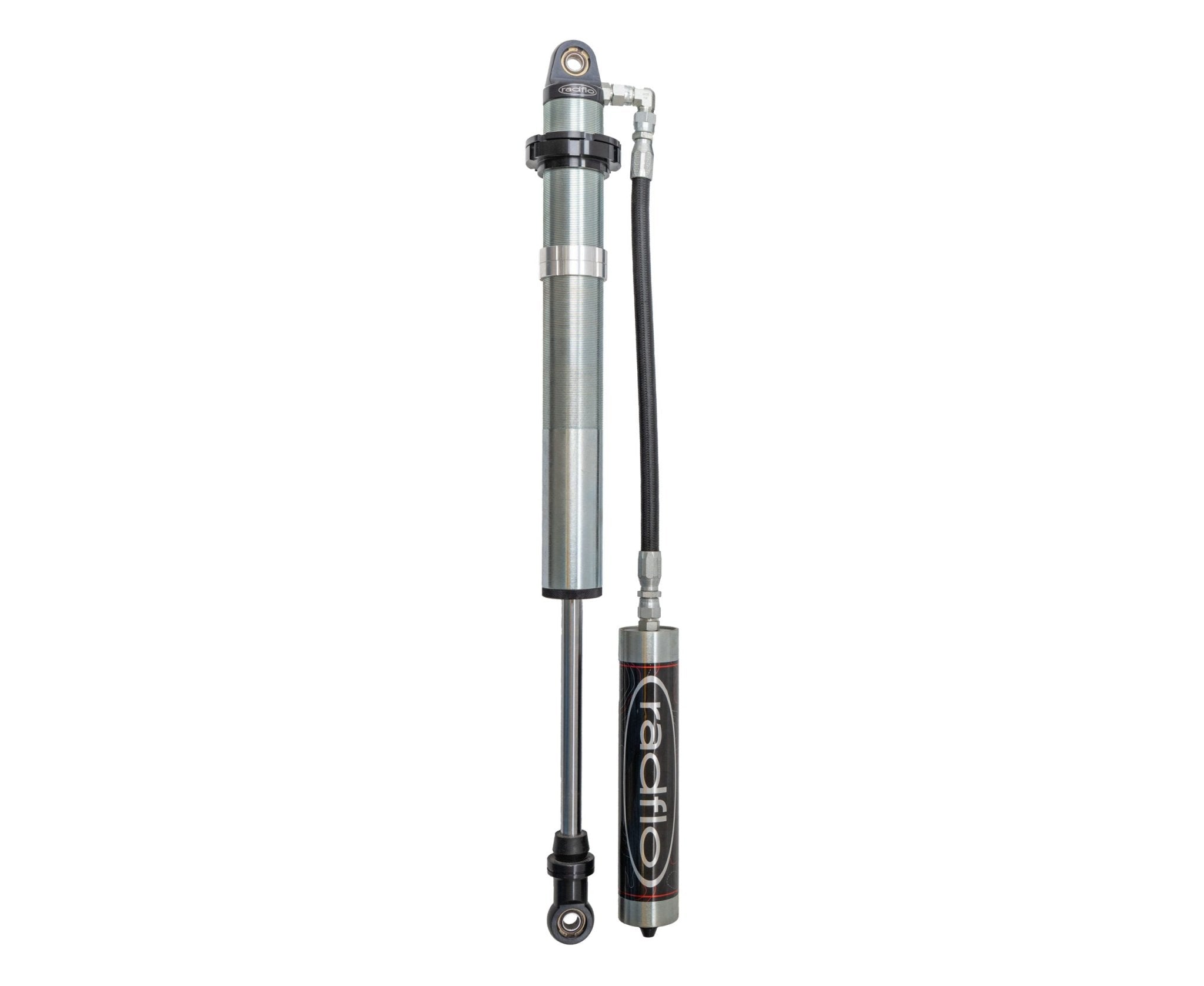 Radflo Off Road 2.5 Inch Coil-Over w/ 7/8 Inch Shaft & Remote Reservoir & Dual Rate Spring Hardware - Southern Diesel Supply