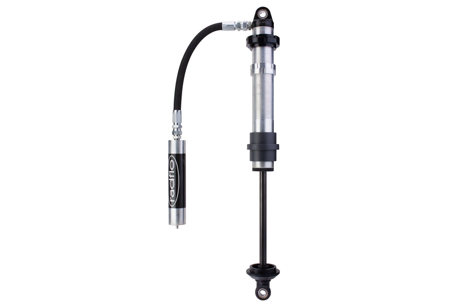 Radflo Off Road 3.0 Inch Coil-Over w/ 1 Inch Shaft & Remote Reservoir & Dual Rate Spring Hardware - Southern Diesel Supply