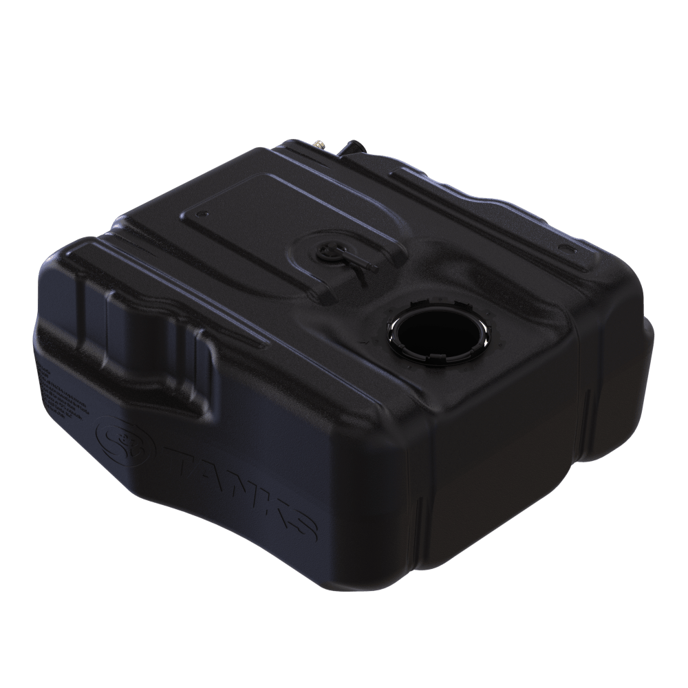 S&B 10-1001 40 Gallon, After Axle, Replacement Fuel Tank (2011-2016 Ford Powerstroke 6.7L Cab Chassis) - Southern Diesel Supply