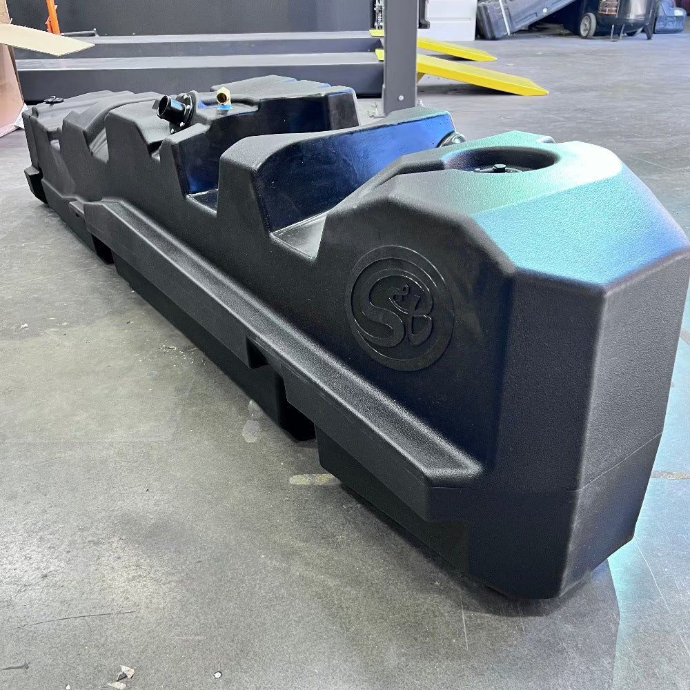 S&B 10-1012 60 Gallon High-Capacity Fuel Tank (1999-2010 Ford Powerstroke 7.3L, 6.0L, 6.4L Crew Cab & Ext Cab Long Bed) - Southern Diesel Supply