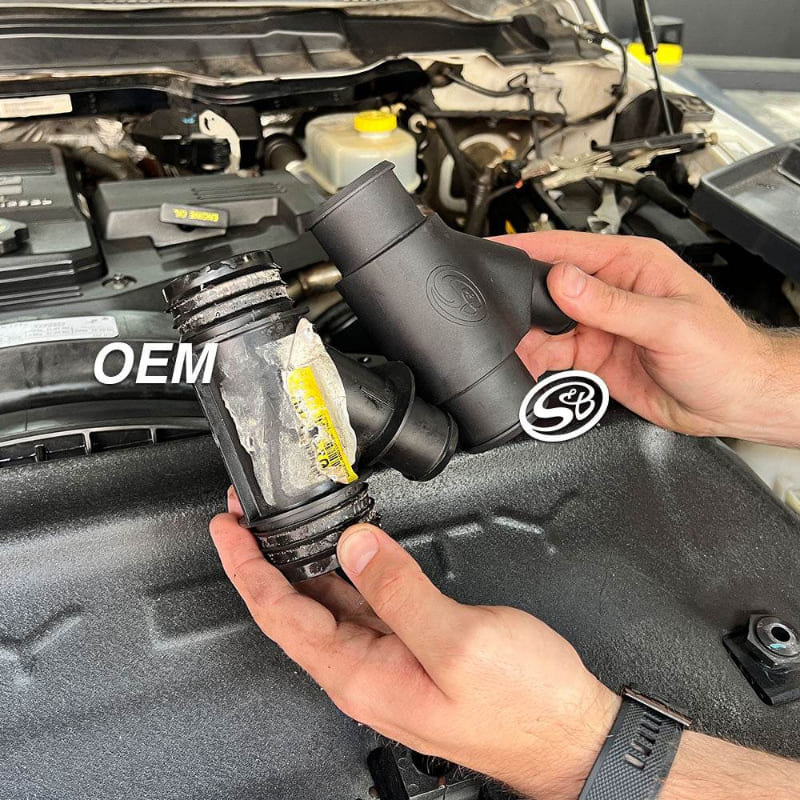 S&B 85 - 1000 Aluminum Dual Radiator Coolant Y - Pipe (2013 - 2015 Cummins w/ Duel Radators) - Southern Diesel Supply