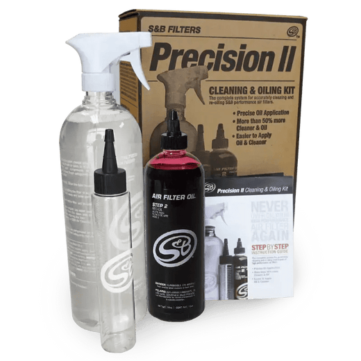 S&B 88-0008 Precision II Air Filter Cleaning & Oil Kit (Red)