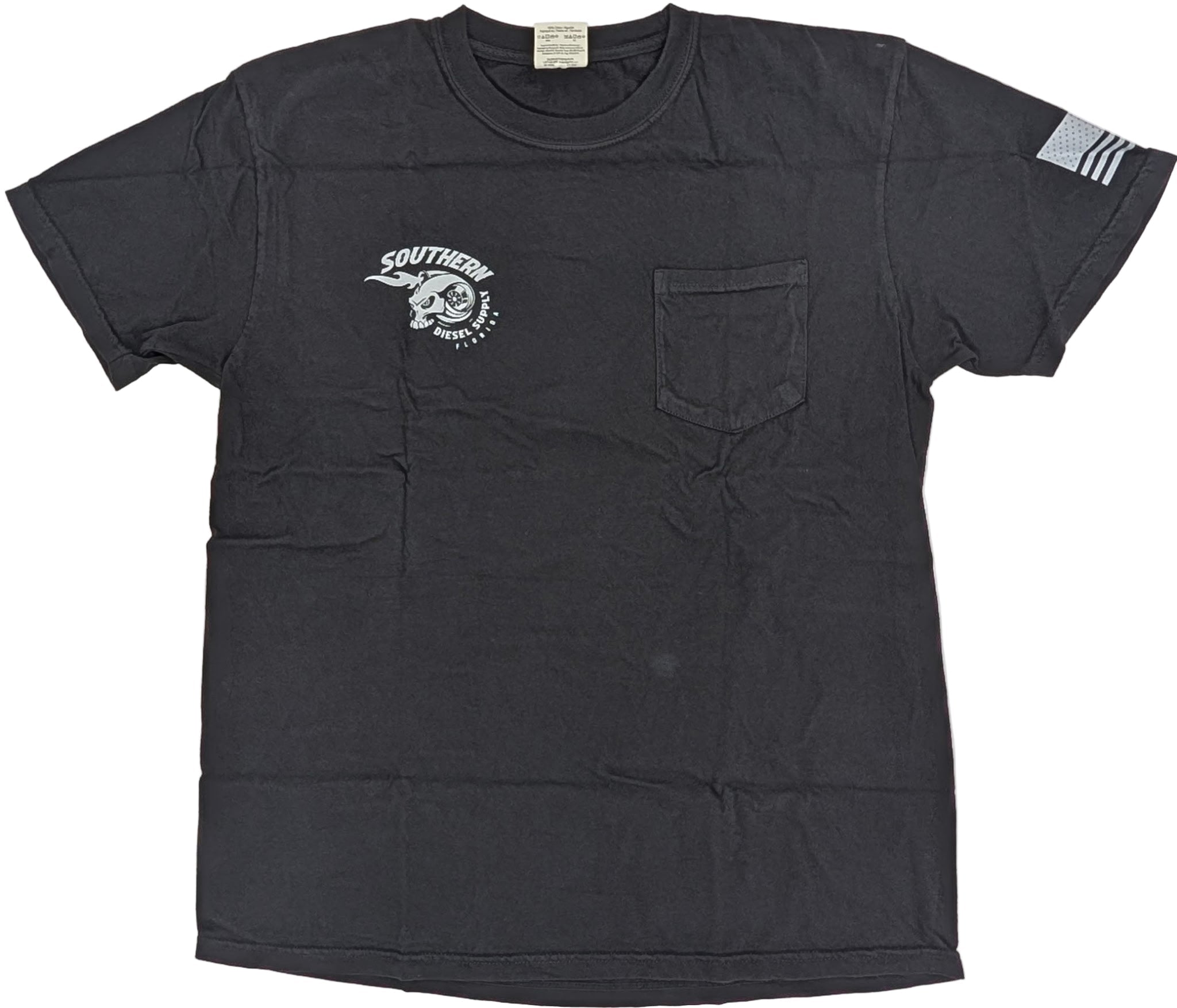 Southern Diesel Supply | Black & Grey Pocket Tee | Diesel Truck Part - Southern Diesel Supply