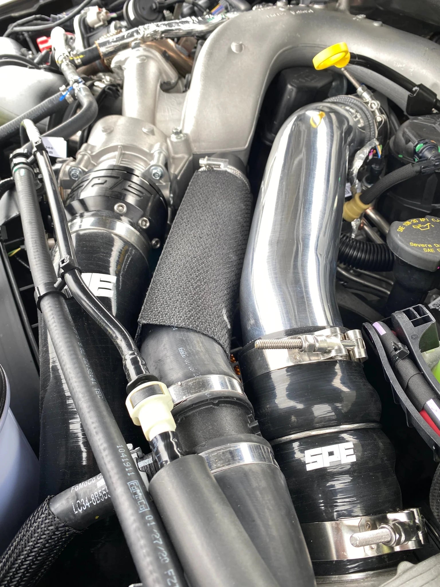 SPE Motorsport S100117 Hot Side Intercooler Pipe (Fits All Year Non - HO Trucks 2011 - 2025 Power Stroke) - Southern Diesel Supply